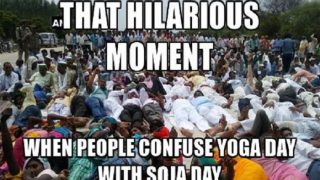 Yoga Day Images: Hilarious memes of politicians performing asanas on International Yoga Day 2017