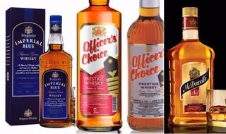 Indian Whiskey Officer's Choice Ranks No. 2 in World’s 100 Top-selling Brands: McDowell's and Imperial Blue Also Finds Place in The List
