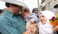 Justin Trudeau Meets Baby Justin Trudeau, Named After Canadian PM by Refugee Parents