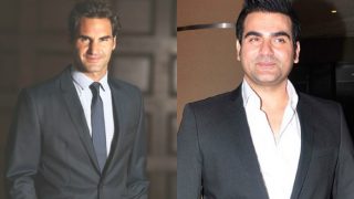 Roger Federer’s Win Brings Back Arbaaz Khan In Limelight – View Pic