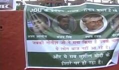 Posters by RJD Supporters in Patna Target JD(U) Leaders For 'Speaking on Behest of Sushil Modi'