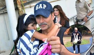 Ouch! Nitara Just Kicked Daddy Akshay Kumar - Watch Video