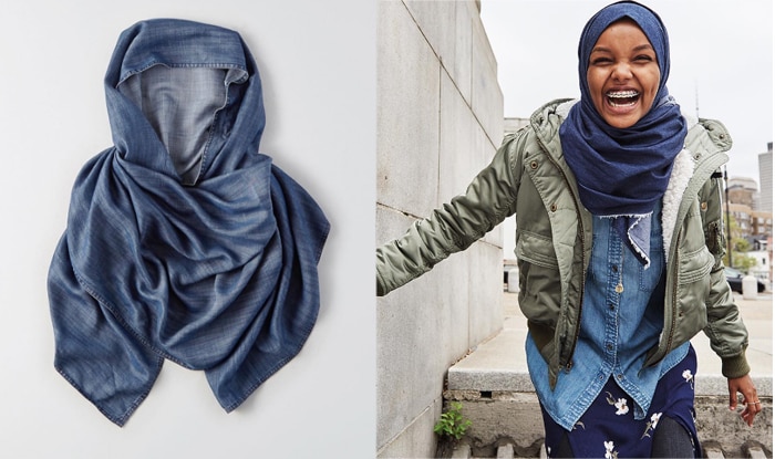 American Eagle Introduces Denim Hijab Along With Model Halima Aden |  India.com