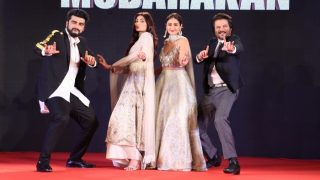 Mubarakan Family Arjun Kapoor, Anil Kapoor, Ileana D'Cruz And Athiya Shetty Throw A Funfilled Sangeet Night - View Pics