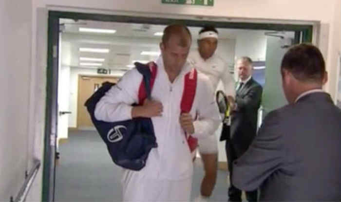 Wimbledon 2017 When Rafael Nadal Banged His Head Ahead Of Gilles