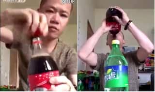 Chinese Man Drinks Several Litres of Soda in Just Over 1 minute in Viral Facebook Video, Netizens Predict Diabetes for him