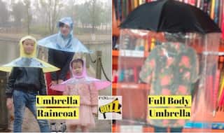 Chinese Umbrella Raincoat & Full Body Umbrella: Latest Innovative Trends That are Viral This Monsoon