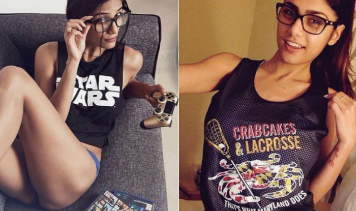 Porn Star Mia Khalifa Has A Doppelganger In Poonam Pandey These Sultry Inst...