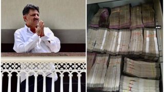 कांग्रेस मंत्री शिवकुमार के ठिकानों पर छापेमारी जारी, अब तक 10 करोड़ रुपये बरामद