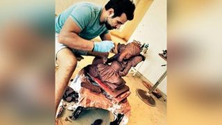 Rithvik Dhanjani Sculpts His Ganesh Idol With Help Of Actor Raqesh Bapat