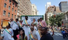 Baahubali Actors Rana Daggubati, Tamannaah Bhatia Join Thousands at India Day Parade in New York