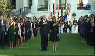 Donald Trump, Melania Lead US to Commemorate 9/11 Anniversary With Moment of Silence