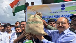 Operation Insaniyat: India Dispatches First Humanitarian Assistance Consignment For Rohingya Refugees in Bangladesh Operation Insaniyat: India Dispatches First Humanitarian Assistance Consignment For Rohingya Refugees in Bangladesh