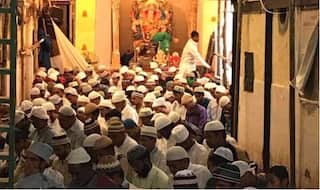 Picture of Muslims Praying Inside Mumbai Ganesh Pandal Will Make Every Indian Proud