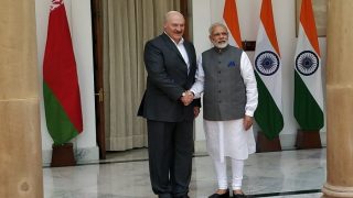 PM Narendra Modi Meets Belarus President Alexander Lukashenko, Says Will Encourage Joint Development in Defence Sector
