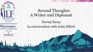 Zee JLF Boulder 2017 event: Second Thoughts - A Writer and Diplomat