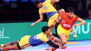 Gujarat Fortunegiants vs Tamil Thalaivas PKL 5: Chennai Beat Gujarat 35-34 in Thriller Gujarat Fortunegiants vs Tamil Thalaivas PKL 5: Chennai Beat Gujarat 35-34 in Thriller
