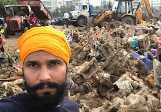 Randeep Hooda Cleans Up Juhu Beach After Ganesh Visarjan
