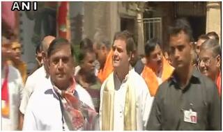 राहुल ने द्वारकाधीश मंदिर से शुरू किया गुजरात अभियान, हार्दिक ने कहा- स्वागत है