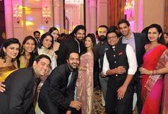 Riya Sen - Shivam Tewari's Get Snug At Her Wedding Reception In Delhi
