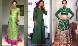 On Navratri Day 2, Take Inspiration From Kareena Kapoor Khan, Priyanka Chopra And Sonam Kapoor To Look Your Stylish Best In Green
