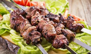 Make this Lip-Smacking Starter Lamb Kebabs Part of Your Halloween Party Menu!