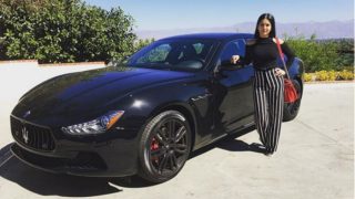 Sunny Leone Shares Photo with Sexy Black Maserati and It Should be Dubbed 'Beauty and the Beast'