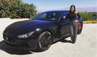 Sunny Leone Shares Photo with Sexy Black Maserati on Instagram
