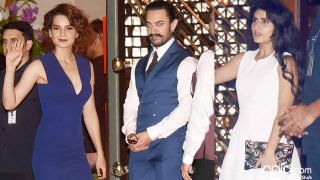 Kangana Ranaut, Karan Johar, Aamir Khan, Fatima Sana Shaikh SPOTTED At Ambani Bash-View Pics