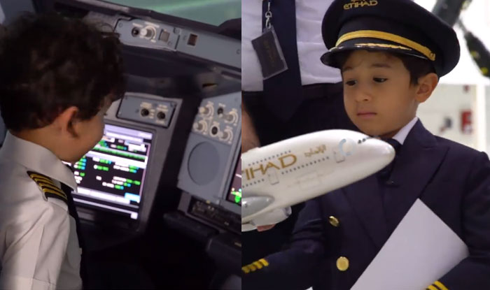 Image result for 6-Year-Old Boy Flying A Plane