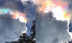 Fire Rainbow Seen In Thailand Skies Captured By Onlookers (Video)