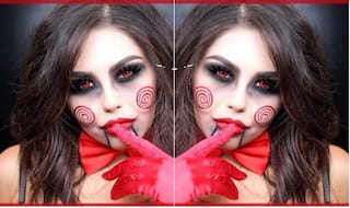 Try This Sexy Jigsaw Makeup Tutorial For Halloween