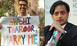 Shashi Tharoor Gave An Epic Reply On Twitter To The Guy Who Asked Him To Marry At Delhi's Pride Parade
