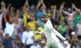 Watch Nathan Lyon’s Direct Hit That Caught Ashes Rookie James Vince Short of The Crease