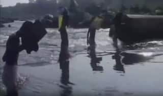 Students Forced to Cross River to Reach School in Odisha's Mayurbhanj district (Video)