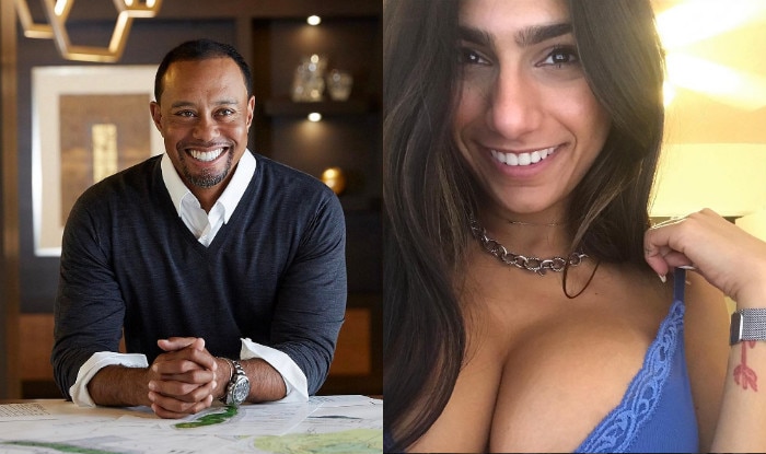 Mia Khalifa And Donald Trump Sex - Mia Khalifa Takes a Dig at Tiger Woods: XXX Star Turned Sports ...