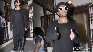 Padmavati Or No Padmavati, Ranveer Singh Continues To Make Heads Turn With His Weird Fashion Sense - View Pics