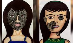 Artist Kaanchi Chopra Pays Tribute To Acid Attacker Survivors