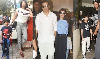Akshay Kumar, Shilpa Shetty, Hrithik Roshan Enjoy Quality Time With Their Kids Watching Coco - View Pics