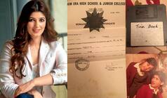Twinkle Khanna Shares Childhood Treasures, a School Certificate, a Forgotten Picture and a Floppy disc