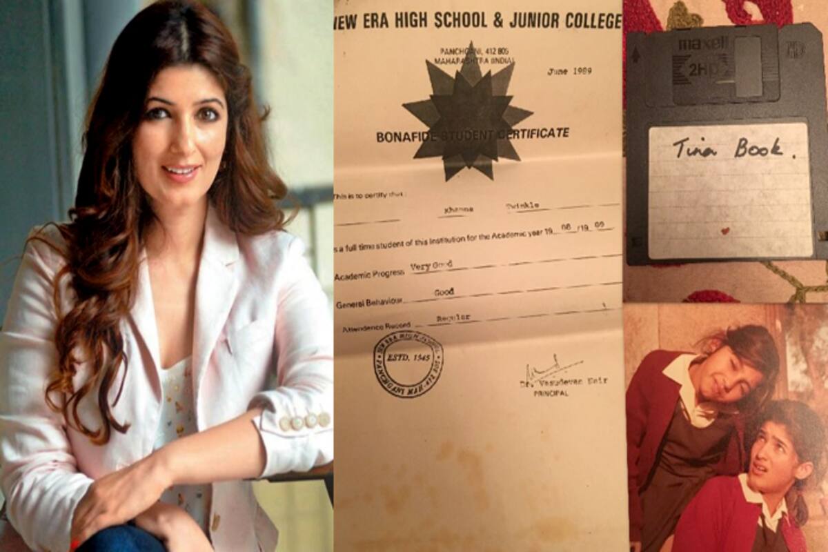 Twinkle Khanna Shares Childhood Treasures A School Certificate A