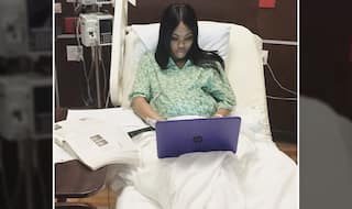 Woman Writes Final Exams While Undergoing Labour Pains, Twitterati Lauds the Viral Photos