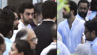 Ranbir Kapoor At Shashi Kapoor's Funeral Looks Like He Will Breakdown Any Moment Ranbir Kapoor At Shashi Kapoor's Funeral Looks Like He Will Breakdown Any Moment