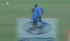 MS Dhoni Proves 'Old is Gold' Beats Hardik Pandya in a 100m Race, Watch Video