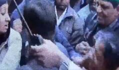 Watch: Congress MLA Asha Kumari Slaps Lady Cop, Gets Slapped Back