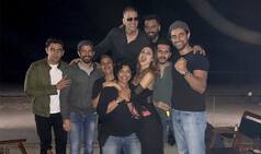 Akshay Kumar Makes A Dashing Entry; Mouni Roy Reveals Her Goofy Side At Gold Wrap Up Party