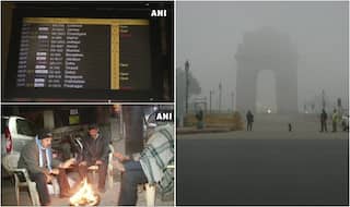 दिल्ली में घने कोहरे की वजह से 18 ट्रेनें रद्द, 17 फ्लाइटों का बदला समय