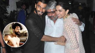 Did Shahid Kapoor Feel Left Out In The Company Of Sanjay Leela Bhansali, Deepika Padukone And Ranveer Singh ?