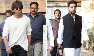 Shah Rukh Khan, Abhishek Bachchan SPOTTED At Nikhil Dwivedi's Father's Funeral - View Pics