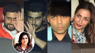 Farah Khan Birthday : Arjun Kapoor, Malaika Arora, Abhishek Bachchan, Karan Johar Make A Stylish Appearance At The Party - View Pics